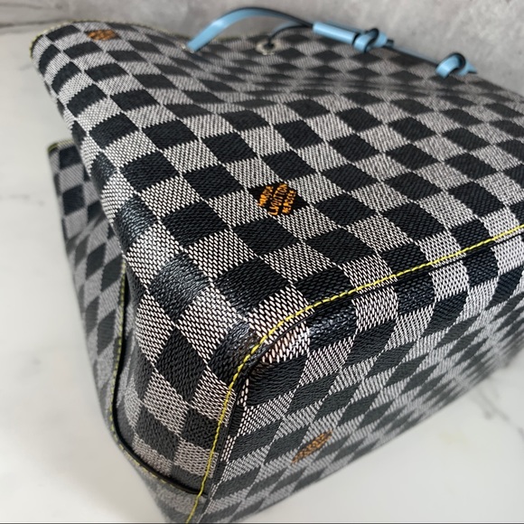 โSOLDโ Louis Vuitton NeoNoe Damier Black/White bucket LV bag Nicolas Ghesquiere - Picture 9 of 11